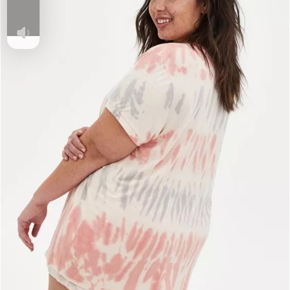 Super Soft Relaxed Short Sleeve Lounge Tee - Picture 4 of 6